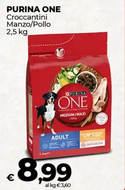 Coop Radenza PURINA ONE Croccantini Manzo/Pollo offerta