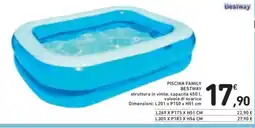 Spazio Conad Piscina family bestway offerta