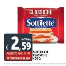 Deco Supermercati Sottilette classiche offerta