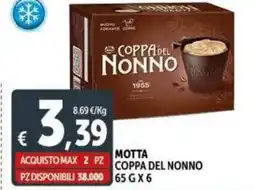 Deco Supermercati Motta coppa del nonno offerta
