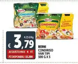 Deco Supermercati Berni condiriso vari tipi offerta