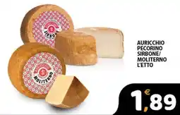 Premium Supermercati Auricchio pecorino sirbone/ moliterno l'etto offerta