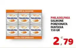 Premium Supermercati Philadelphia salmone porzionata fantasia offerta