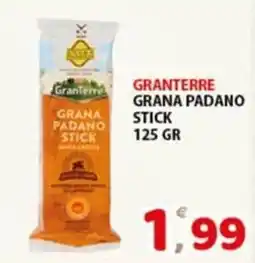 Premium Supermercati Granterre grana padano stick offerta