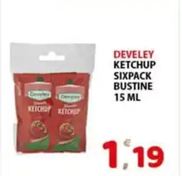 Premium Supermercati Develey ketchup sixpack bustine offerta