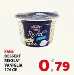 Premium Supermercati Fage dessert risolat vaniglia offerta