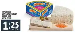 Deco Supermercati Invernizzi gim gorgonzola dolce dop offerta