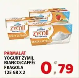 Premium Supermercati Parmalat yogurt zymil bianco/caffe/ fragola offerta