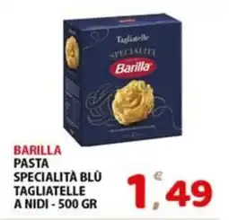Premium Supermercati Barilla pasta specialità blu tagliatelle a nidi offerta
