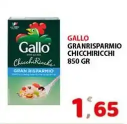 Premium Supermercati Gallo granrisparmio chicchiricchi offerta