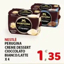 Premium Supermercati Nestlé perugina creme dessert cioccolato bianco/latte offerta