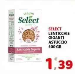 Premium Supermercati Select lenticchie giganti astuccio offerta