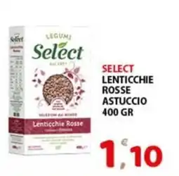 Premium Supermercati Select lenticchie rosse astuccio offerta