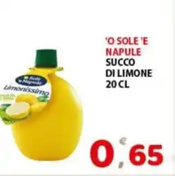 Premium Supermercati 'O sole 'e napule succo di limone offerta