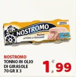 Premium Supermercati Nostromo tonno in olio di girasole offerta