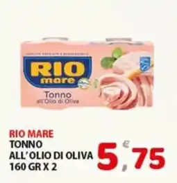 Premium Supermercati Rio mare tonno all'olio di oliva offerta