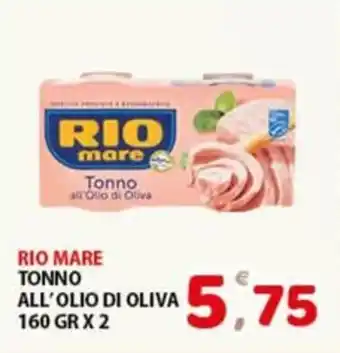 Premium Supermercati Rio mare tonno all'olio di oliva offerta