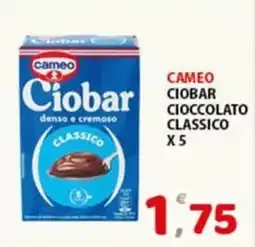 Premium Supermercati Cameo ciobar cioccolato classico x5 offerta