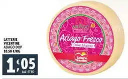 Deco Supermercati Latterie vicentine asiago dop offerta