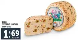 Deco Supermercati Sifor pecorino fantasia offerta