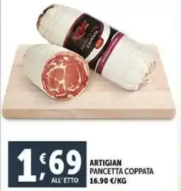 Deco Supermercati Artigian pancetta coppata offerta