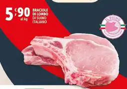 Deco Supermercati Braciole di lombo di suino italiano offerta