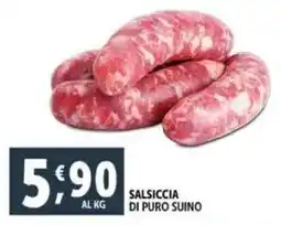 Deco Supermercati Salsiccia di puro suino offerta