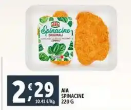 Deco Supermercati Aia spinacine offerta