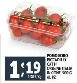 Deco Supermercati Pomodoro piccadilly cat 1 origine italia in conf. al pz offerta