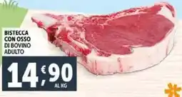 Deco Supermercati Bistecca con osso di bovino adulto offerta
