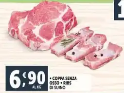 Deco Supermercati Coppa senza osso. ribs di suino offerta