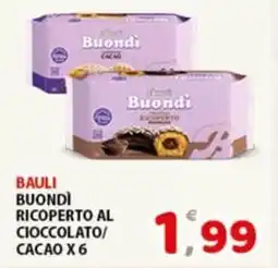 Premium Supermercati Bauli buondì ricoperto al cioccolato/ cacao offerta