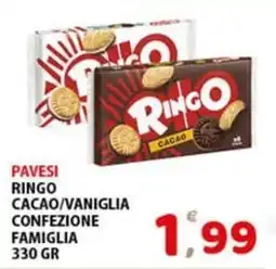 Premium Supermercati Pavesi ringo cacao/vaniglia confezione famiglia offerta