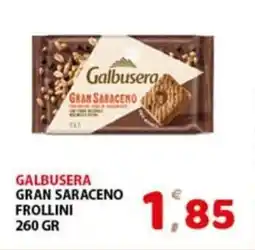 Premium Supermercati Galbusera gran saraceno frollini offerta