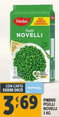 Deco Supermercati Findus piselli novelli offerta