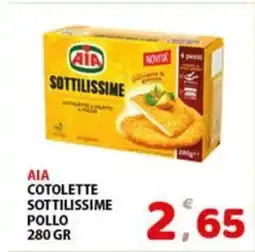 Premium Supermercati Aia cotolette sottilissime pollo offerta