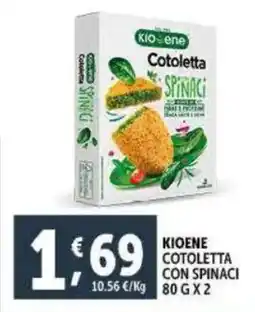 Deco Supermercati Kioene cotoletta con spinaci offerta