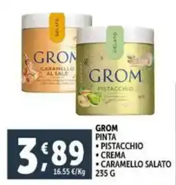 Deco Supermercati Grom pinta offerta