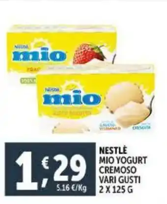 Deco Supermercati Nestle mio yogurt cremoso vari gusti offerta