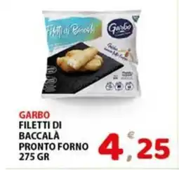 Premium Supermercati Garbo filetti di baccalà pronto forno offerta