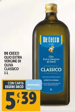Deco Supermercati De cecco olio extra vergine di oliva classico offerta
