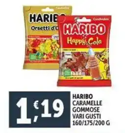 Deco Supermercati Haribo caramelle gommose vari gusti offerta