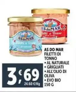Deco Supermercati As do mar filetti di tonno offerta