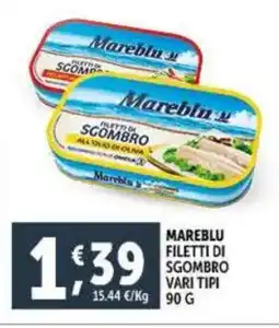 Deco Supermercati Mareblu filetti di sgombro vari tipi offerta