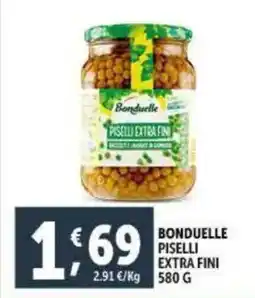 Deco Supermercati Bonduelle piselli extra FINI offerta