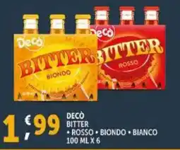 Deco Supermercati Decò BITTER offerta
