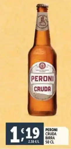 Deco Supermercati Peroni cruda birra offerta