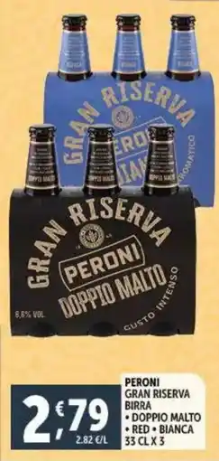 Deco Supermercati Peroni gran riserva birra offerta