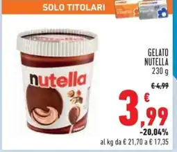 Conad City Gelato NUTELLA offerta
