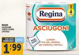Deco Supermercati Regina asciugoni carta cucina 2 rotoli offerta